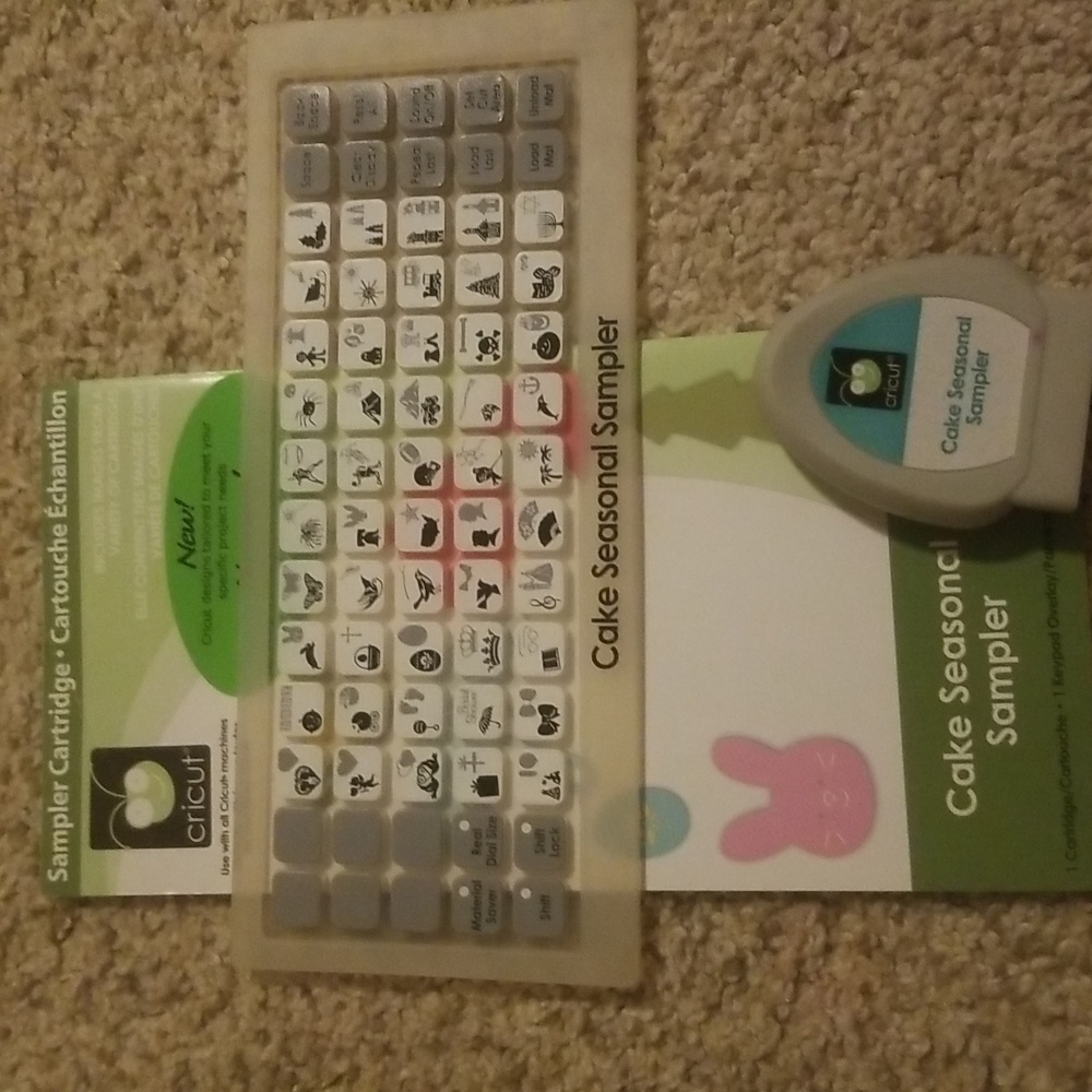 Cricut Cartridge Cake Seasonal Sampler.